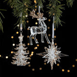 2pcs Unicorn A Christmas Ornament Props