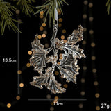 2pcs Leaf Christmas Ornament Props