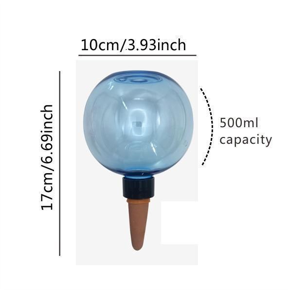3PCS Plant Watering Globes, 500ml Self Watering Planter Insert Blue