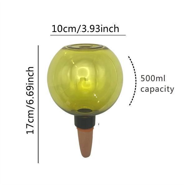 3PCS Plant Watering Globes, 500ml Self Watering Planter Insert Yellow
