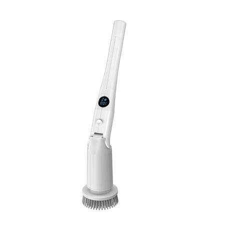 Electric Spin Scrubber Power Shower Cleaning Brush with Extendable Handle & 8 Brush Heads for Bathtub Tile Grout Kitchen Window and Floor