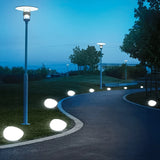 2pcs  solar simulated pebble garden lights, frosted texture blends naturally, smart light control auto on/off, waterproof and weather-resistant, stable placement, ideal for garden, lawn, pathway, and landscape lighting.*white light