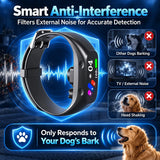 Smart no-shock anti-bark collar, humane beep & vibration training, intelligent anti-interference, 3 modes & 5 sensitivity levels, adjustable 11-30 inches, fits all dog sizes, perfect for multiple occasions.*orange