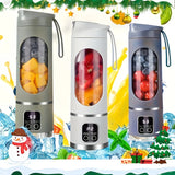 （white)Portable USB Charging Blender & Juicer - Easy to Clean, Suitable for Fruit and Vegetable Drinks, Smoothies - Capacity Ranging from 10.14 oz to 16.91 oz
