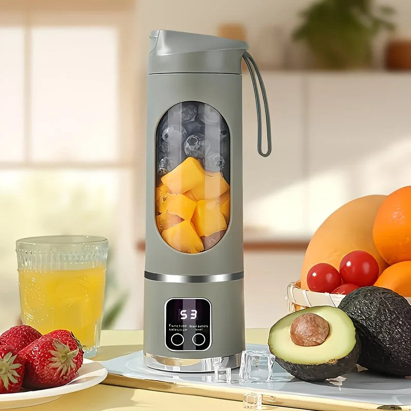 （white)Portable USB Charging Blender & Juicer - Easy to Clean, Suitable for Fruit and Vegetable Drinks, Smoothies - Capacity Ranging from 10.14 oz to 16.91 oz