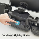 74 LED Solar Motion Sensor Light with Movement Detection, 3 Brightness Modes Outdoor Wall Lamp, Suitable for Front Door, Yard, Garage, Terrace.
