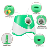 Automatic Pet Ball Launcher Toy with 3 Smart Launch Modes, Built-in Li-ion Battery & USB Charging, Long Battery Life, Indoor/Outdoor Use, Perfect Interactive Training Toy for Small and Medium Dogs.(blue)