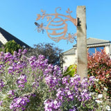 Beehive Garden Decoration Iron Silhouette Tree Insert Ornament
