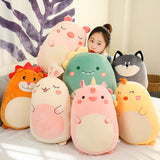 Squishmallow Pillow Doll Kawaii Animal Fat Dinosaur Pillow Plush 80cm Unicorn 60cm-max Unicorn 60cm