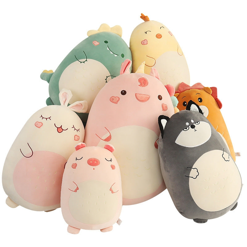 Squishmallow Pillow Doll Kawaii Animal Fat Dinosaur Pillow Plush 80cm Unicorn 60cm-max Unicorn 60cm