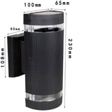 Outdoor Wall Light, up to 35W GU10, IP65 Waterproof Garden Light for Patio, Terrace, Garden, Entrance Hall, Balcony, Porch
