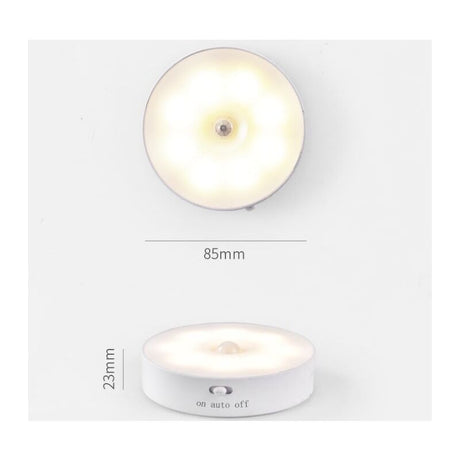 2 Pack Rechargeable Night Light with Motion Sensor Automatic Wall Night Lamp Children s Night Light LED Lamp for Baby Bedroom, Living Room, Garage