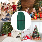 9ft Upright Christmas Tree Storage Bag, Waterproof Dustproof Standing Artificial Christmas Tree Cover, Vertical Xmas Tree Storage Protector Bag for Decorated Artificial Tree