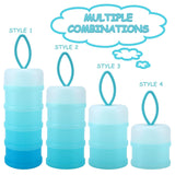 Baby Formula Dispenser On The Go, Stackable Formula Dispenser Formula Container to Go, Non-Spill Portable Milk Powder Kids Snack Storage Container, BPA Free