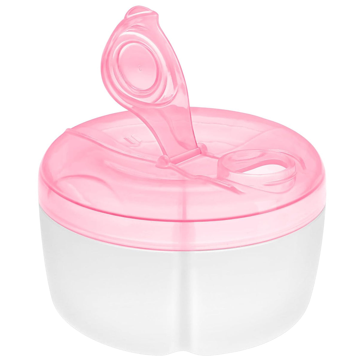 Baby Formula Dispenser On The Go, Formula Container to Go, Non-Spill Rotating Three-Compartment Formula Dispenser and Snack Storage Container for Infant Toddler Traveling