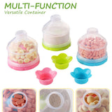 Baby Formula Dispenser, Non-Spill Stackable Formula Dispenser On The Go, Baby & Kids Snack Containers, Formula Container for Travel, BPA Free