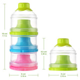 Baby Formula Dispenser, Non-Spill Stackable Formula Dispenser On The Go, Baby & Kids Snack Containers, Formula Container for Travel, BPA Free