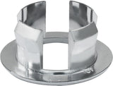 6 Pack Sink Overflow Ring Round Basin Trim Drain Cap Cover Sink Basin Trim Overflow Cover Hole Insert in Cap for Kitchen Bathroom, Chrome