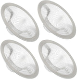 4 Pack Heavy Duty Stainless Steel Kitchen Sink Strainer, 2.75" Top / 1" Mesh Slop Basket Filter Trap, Utility Drain Hole for Kitchen Sink/Bathroom Bathtub Wash basin Floor drain Balcony