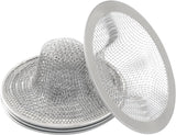 4 Pack Heavy Duty Stainless Steel Kitchen Sink Strainer, 2.75" Top / 1" Mesh Slop Basket Filter Trap, Utility Drain Hole for Kitchen Sink/Bathroom Bathtub Wash basin Floor drain Balcony