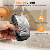 Garlic Press,Stainless Steel Garlic Mincer Crusher,Easy to Use and Clean,Ergonomic Handle,Easy Kitchen Gadget for Effortless Smashing,Kitchen Essentials,Home and Kitchen Utensils Accessories,Cooking