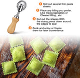 Pastry Wheel Cutter - Pasta Cutter Wheel - Ravioli Crimper Cutter Wheel for Home and Kitchen Use, 1.3inch