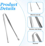 2PCS Egg Chalaza Removal Tool,Stainless Steel Tongs,Toothed Design Eggshell Fragment Membrane Remover Tong,Multipurpose Kitchen Tool for Cooking Food Cake Bakers Pastry Chefs