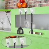 12 Pack Plastic Hooks Adhesive, Small Clear Adhesive Hooks for Hanging Wall Hooks Waterproof Heavy Duty Sticky Ceiling Door Window Pothook Home Kitchen Bathroom Office for Hanging Towel Picture Coats