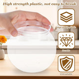 Mini Plastic Fish Bowl 27 oz Decorative Small Fishbowl, Aquarium Fish Bowls Unbreakable Heavy Duty Bowl for Centerpiece Vases, Party Decorations, Pack of 1