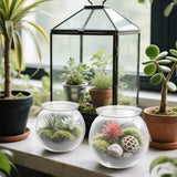 Mini Plastic Fish Bowl 27 oz Decorative Small Fishbowl, Aquarium Fish Bowls Unbreakable Heavy Duty Bowl for Centerpiece Vases, Party Decorations, Pack of 1