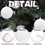 Large 4 in White Glitter Christmas Ornament Balls(4 Pcs),Xmas Sequin Christmas Ball,White Sparkly Hanging Ball Ornament for Tree Home Wedding Party Decor,Winter Theme Tree Decoration