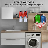 2 Pack Laundry Detergent Dispenser Cup Holder, Nozzle butt upgrade，Easily No More runny or Messy Laundry Detergent, Laundry Cup Holder and drip Tray Room Organizati and Storage