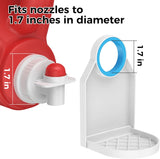 2 Pack Laundry Detergent Dispenser Cup Holder, Nozzle butt upgrade，Easily No More runny or Messy Laundry Detergent, Laundry Cup Holder and drip Tray Room Organizati and Storage