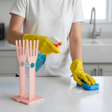 2 Pcs Kitchen Glove Holder, Kitchen Glove Stand Holder Plastic Glover Drying Dryer Rack