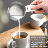 Xindojuz 1 Cup Single Stainless Steel Measuring Cup, Etched Inner Scale Metal Measure Scoop for Cooking Baking, Laundry Detergent, Wet and Dry Ingredients, Dishwasher Safe (240 ml, 8 oz)