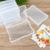 6Pcs Photo Storage Containers,Photo Storage Craft Keeper,4" x 6" Photo Storage Boxes,Plastic Photo Case for Cards,Stamps,Pictures,Photos,Scrapbooking (6)