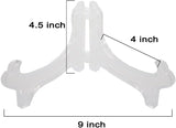 Display Stand Easel Bowl Stand for Display Large Deep Bowls, Platters and Deep Dishes Clear