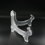 Display Stand Easel Bowl Stand for Display Large Deep Bowls, Platters and Deep Dishes Clear