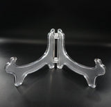 Display Stand Easel Bowl Stand for Display Large Deep Bowls, Platters and Deep Dishes Clear