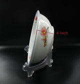 Display Stand Easel Bowl Stand for Display Large Deep Bowls, Platters and Deep Dishes Clear