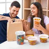 20 Sets Plastic Deli Food Containers With Lids 16oz, 32oz Variety Pack, Airtight Food Storage Containers, Freezer/Dishwasher/Microwave Safe, Soup Containers For Takeout Meal Prep Storage