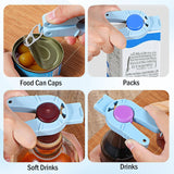 3-Piece Multifunctional Can Opener Set - Kitchen Helper for Effortless Opening & Nail Protection
