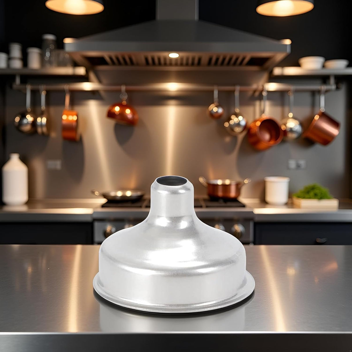 Stainless Steel Mini Funnel for Perfume & Essential Oils - Kitchen & Hobby Use - Silver - 1 Piece
