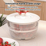 Multifunctional Salad Spinner with Colander Fast Drying Collapsible Vegetable Fruit Kitchen Tool