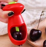 Cherry and Olive Pitter with Splatter Protection for Clean Work - Handy Kitchen Tool
