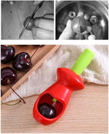 Cherry and Olive Pitter with Splatter Protection for Clean Work - Handy Kitchen Tool