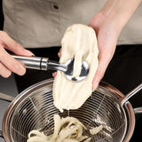 2 Piece Stainless Steel Manual Noodle Cutter Set Essential Kitchen Tool for Home Use