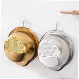 2-Piece Stainless Steel Rice Washing Strainer Set with Thickened Fine Mesh for Fruits Vegetables Easy to Clean Kitchen Colander
