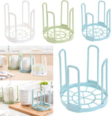 White Plastic Dish Drainer Rack for Kitchen Storage and Drying Tableware