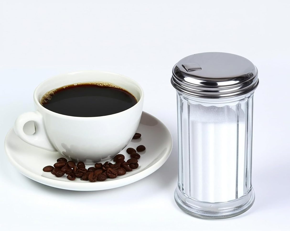 Sugar Bowl Glass Sugar Shaker Dispenser for Home Kitchen